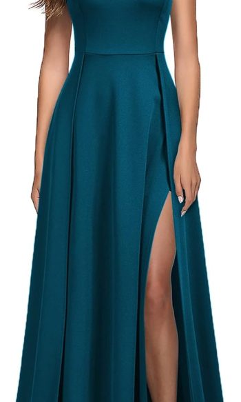 Women's Halter Neck Sexy Split Cocktail Party Maxi Long Formal Dress